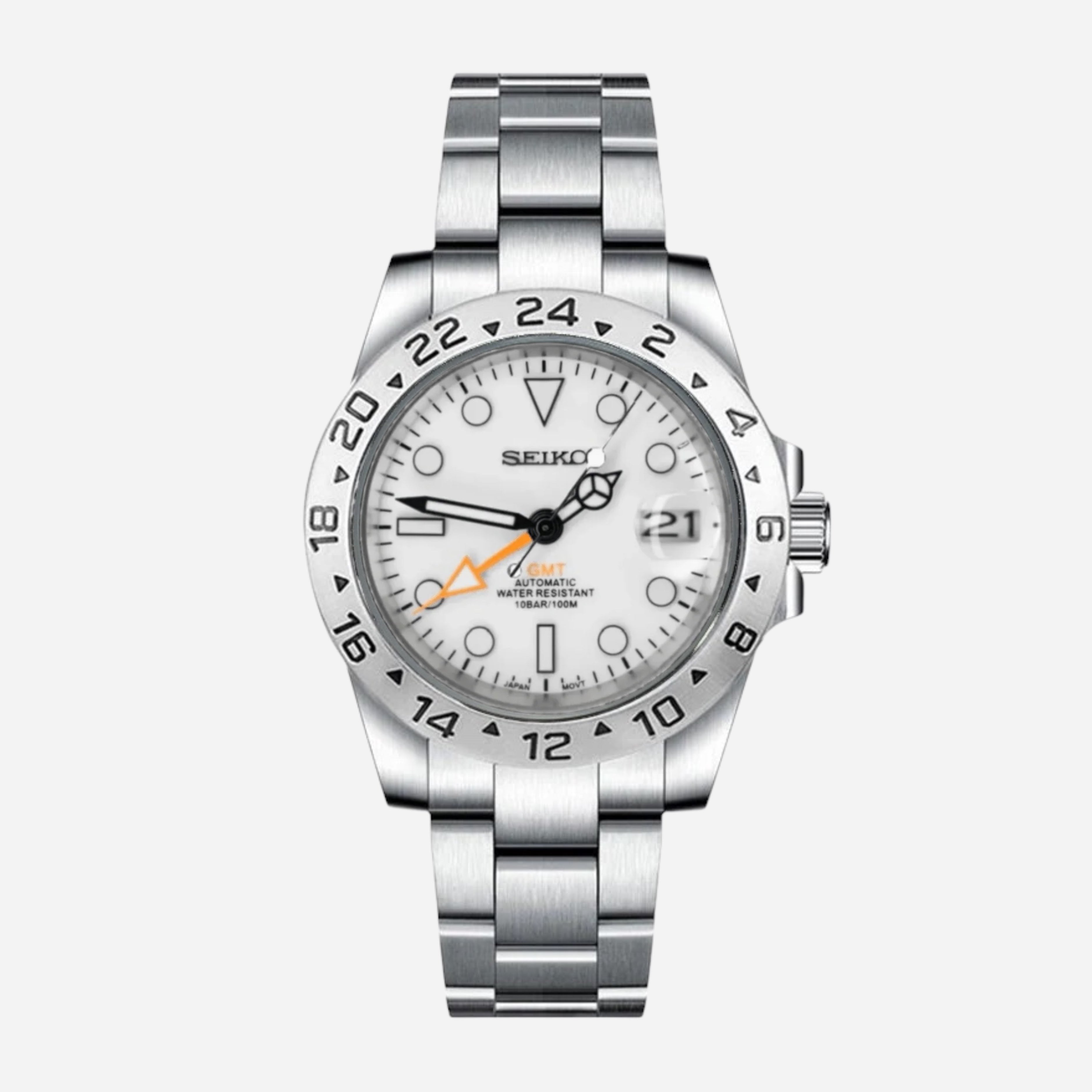 Explorer II GMT White